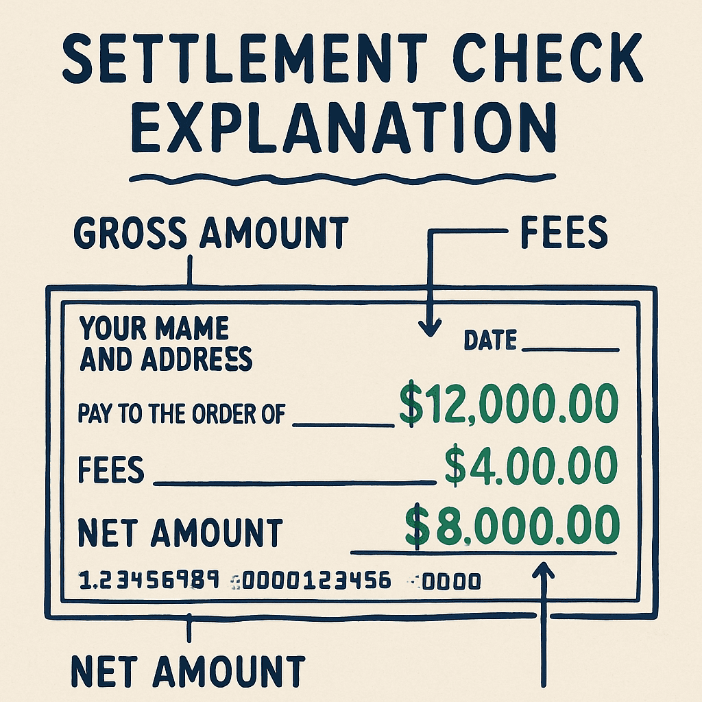 Settlement Check Process Explained: What to Expect After Winning Your Lawsuit? (2025 Guide)